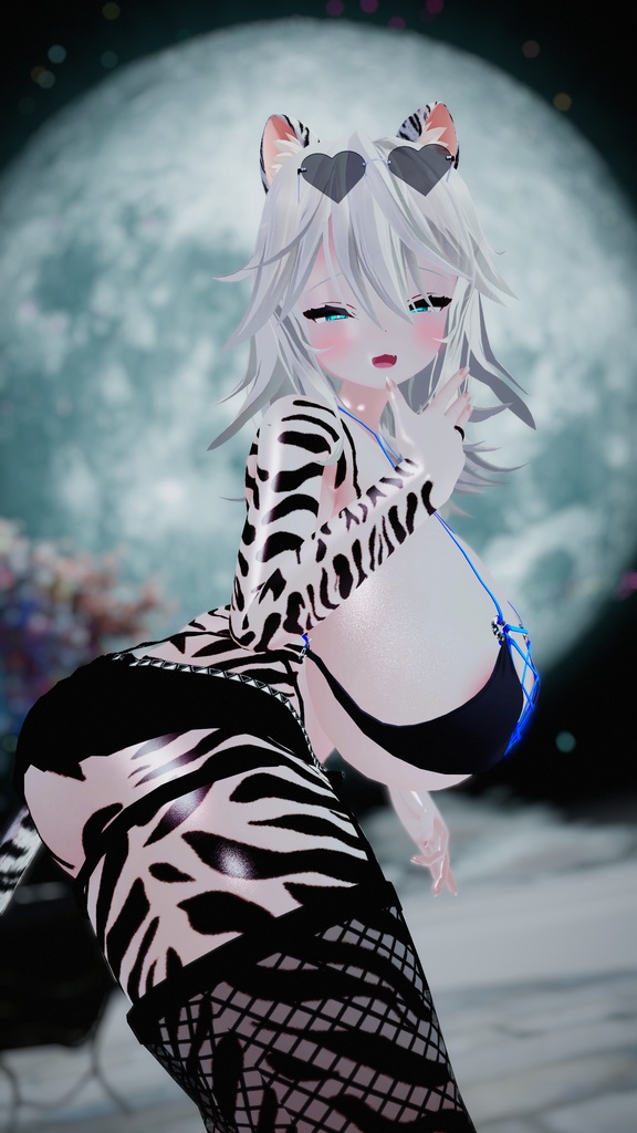 Bodypaint Tiger Stripes