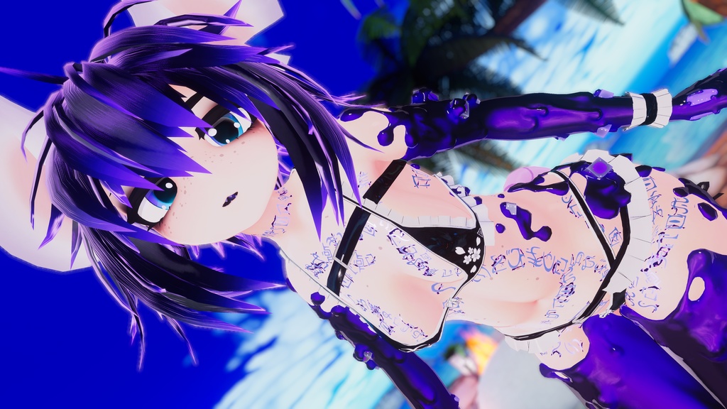 Maid Bikini - Shoggoth - Thicc Catocat