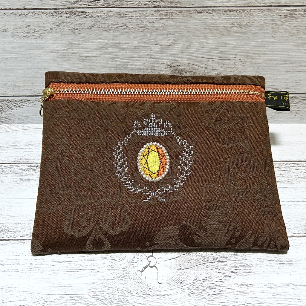 【原神イメージ】宝石フラットポーチ おおきいの