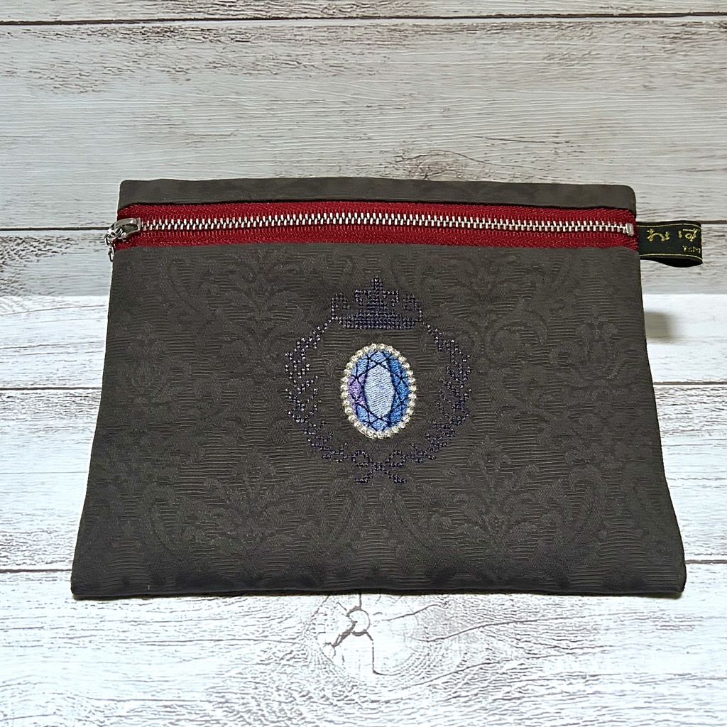 【原神イメージ】宝石フラットポーチ おおきいの