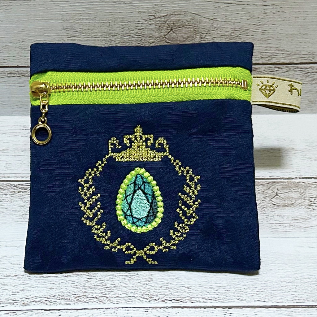 【原神イメージ】宝石フラットポーチ ちいさいの