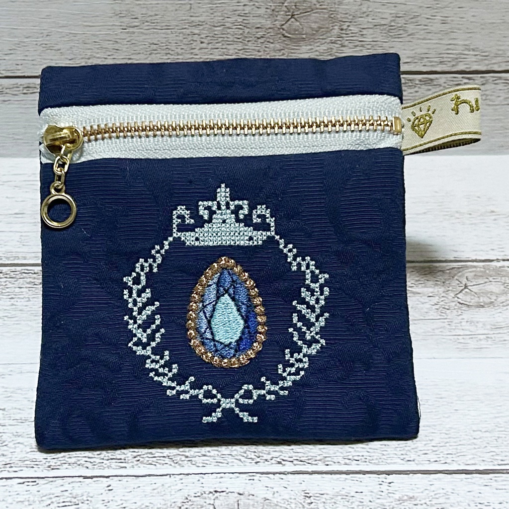 【原神イメージ】宝石フラットポーチ ちいさいの