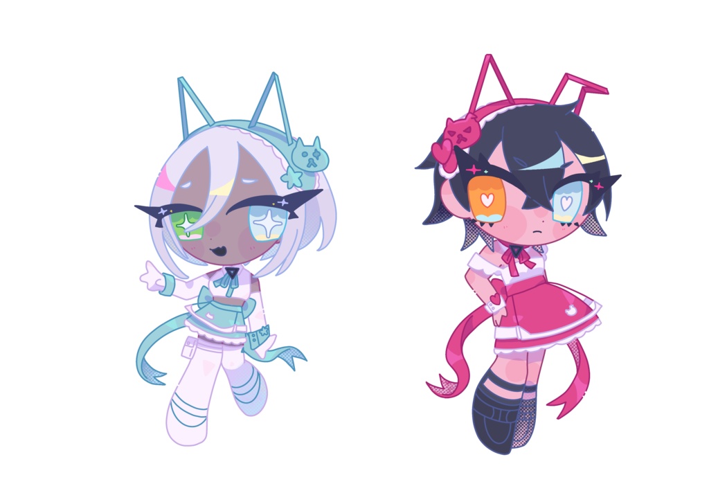 【安心boothパック】ネコメイドアクキー