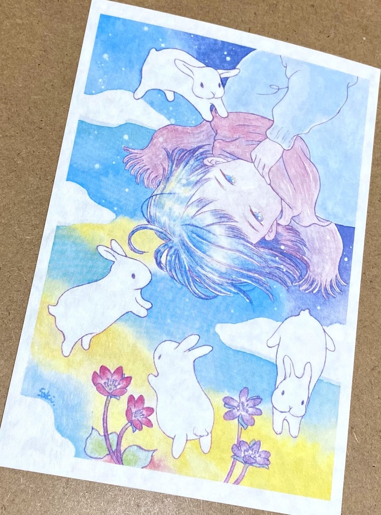 ポストカード "土の中で春は待っている"