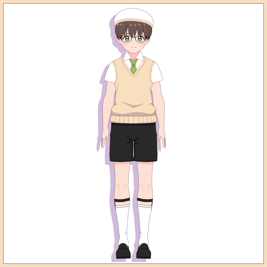 VRoid製少年アバター「かずき」