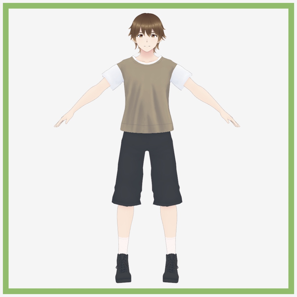 VRoid製男性アバター「優斗くん」