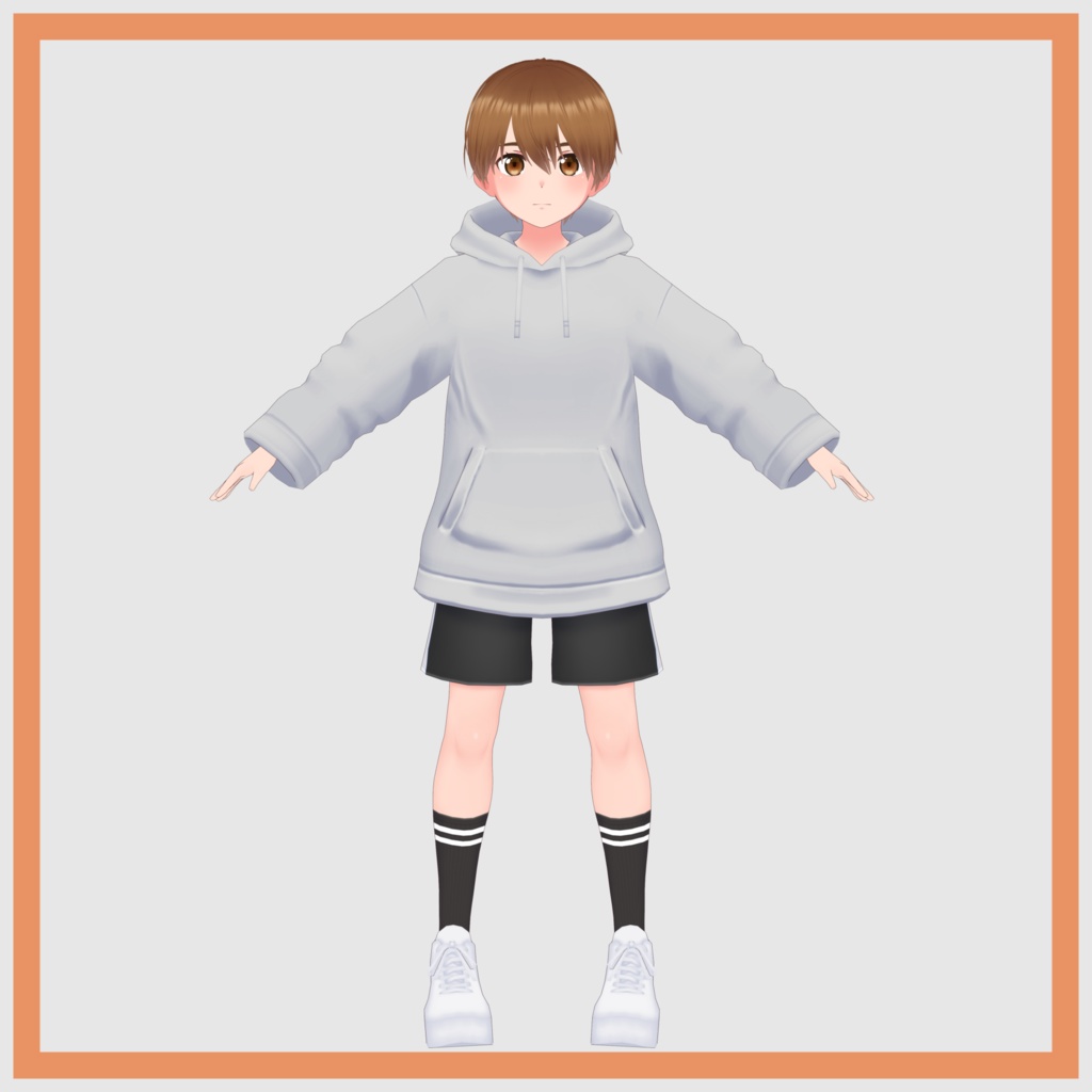 VRoid製少年アバター「みーくん」