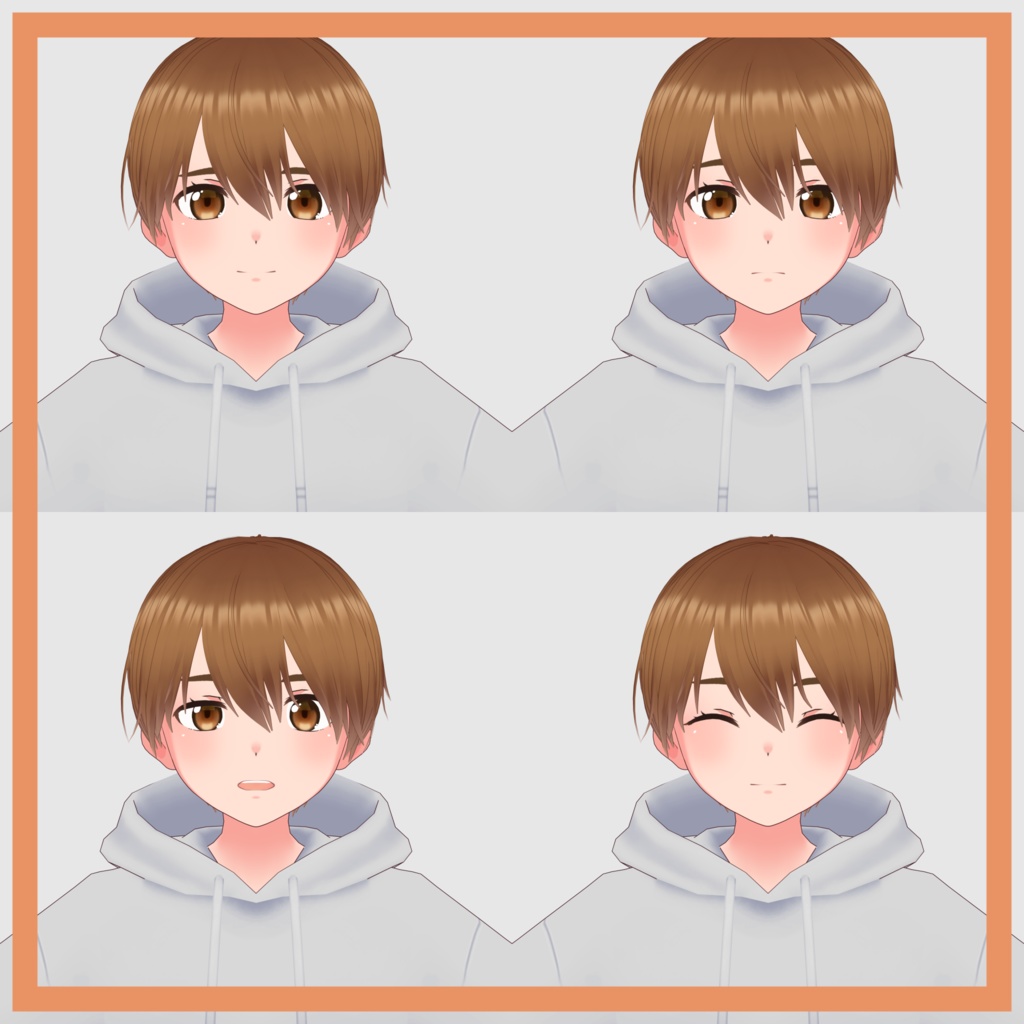 VRoid製少年アバター「みーくん」