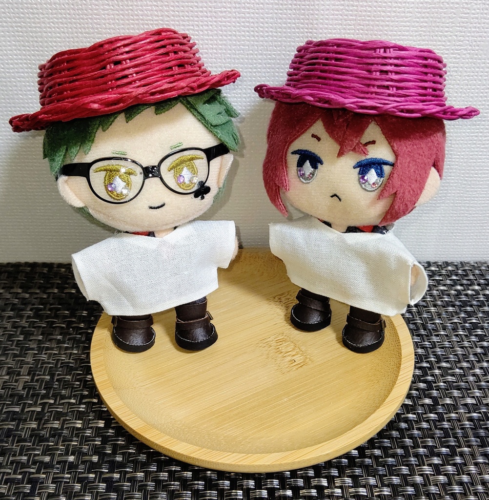 10cmぬい用カンカン帽~カラフル~