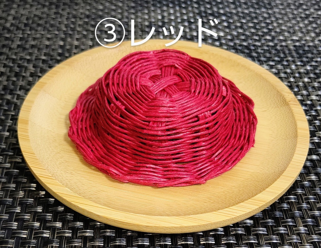 10cmぬい用カンカン帽~カラフル~