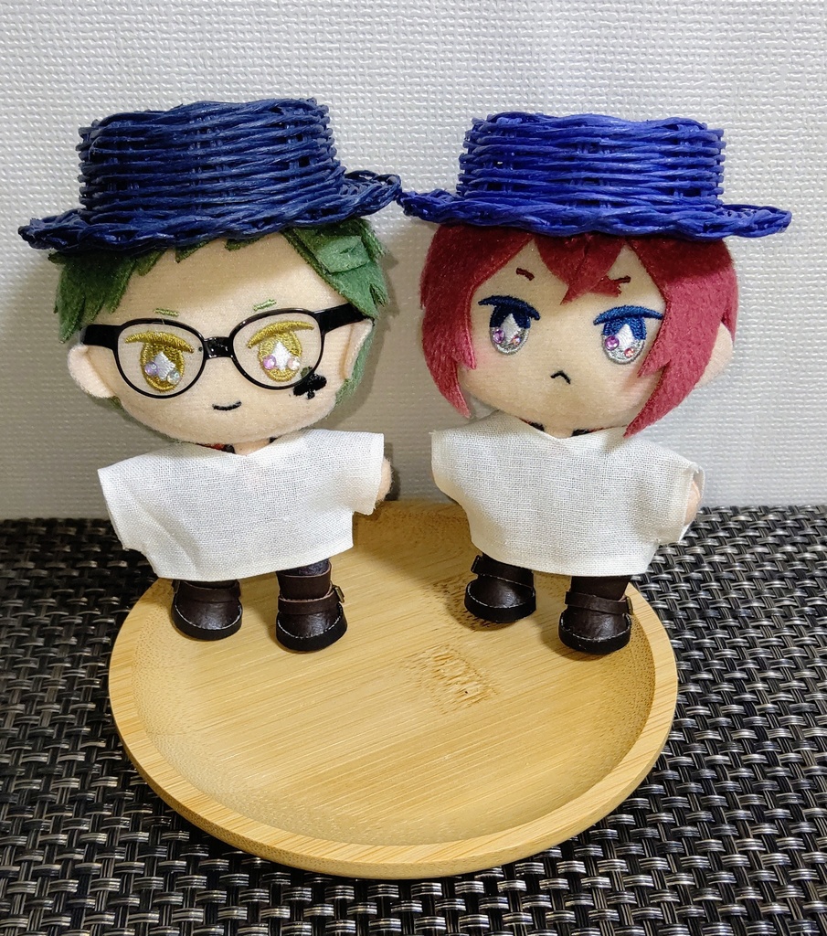 10cmぬい用カンカン帽~カラフル~