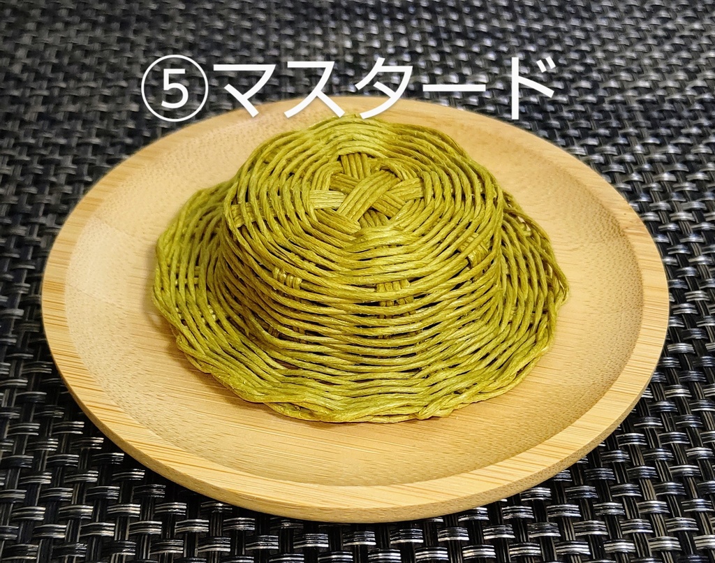 10cmぬい用カンカン帽~カラフル~