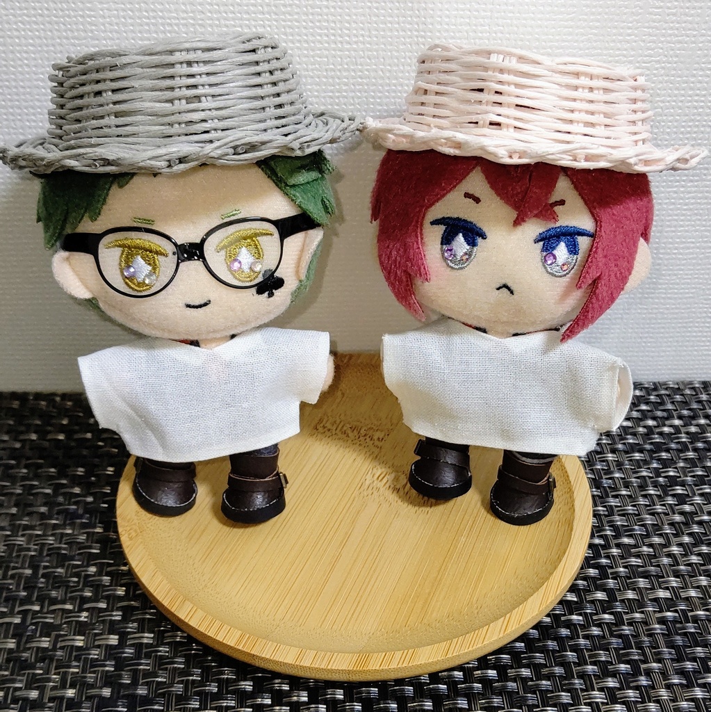 10cmぬい用カンカン帽~ナチュラル~