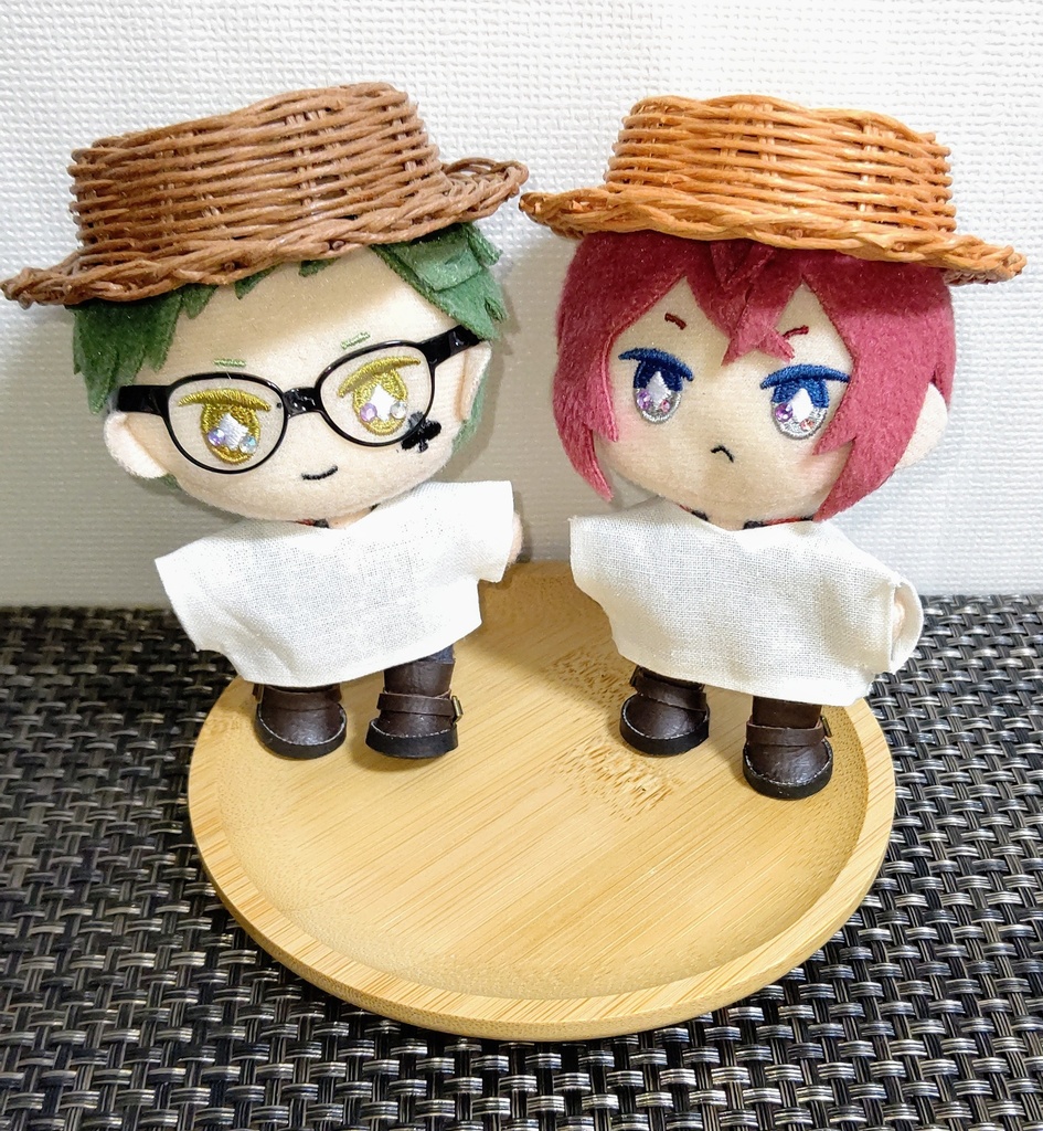 10cmぬい用カンカン帽~ナチュラル~