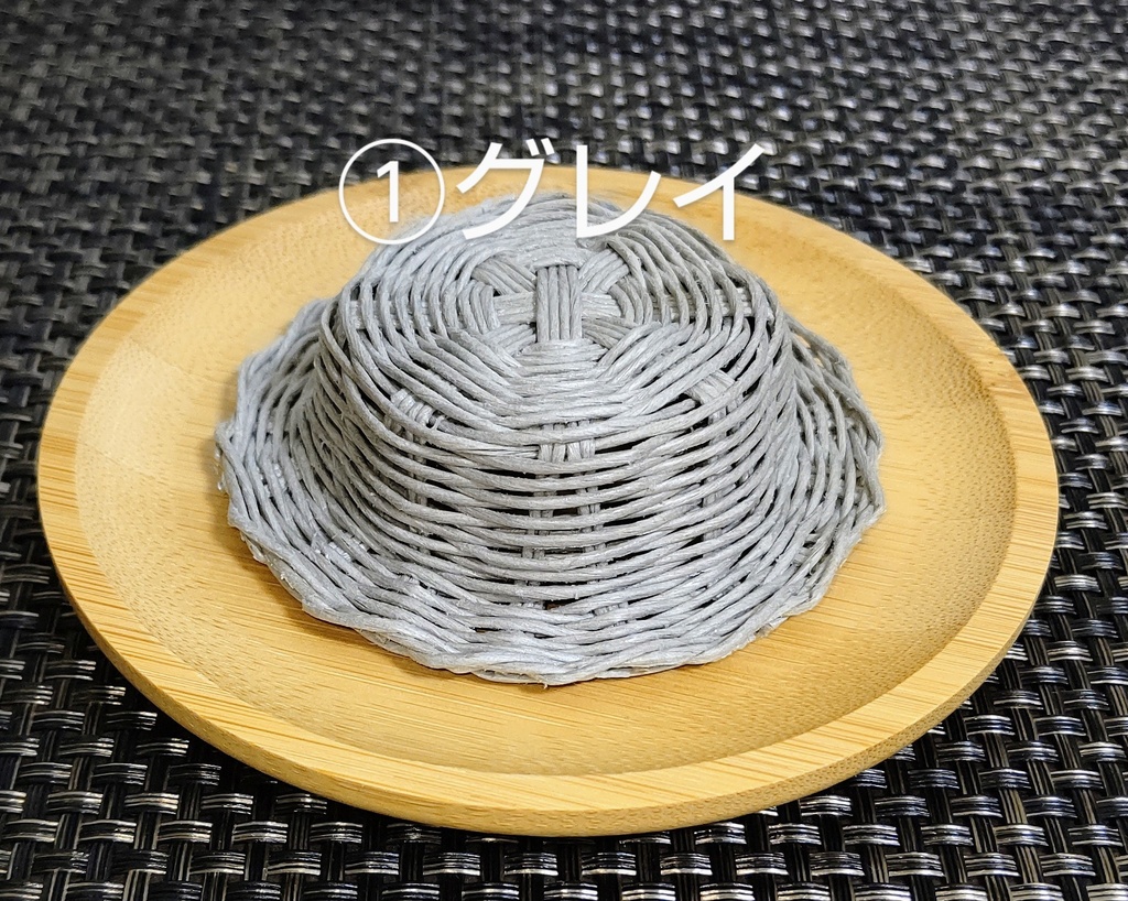 10cmぬい用カンカン帽~ナチュラル~