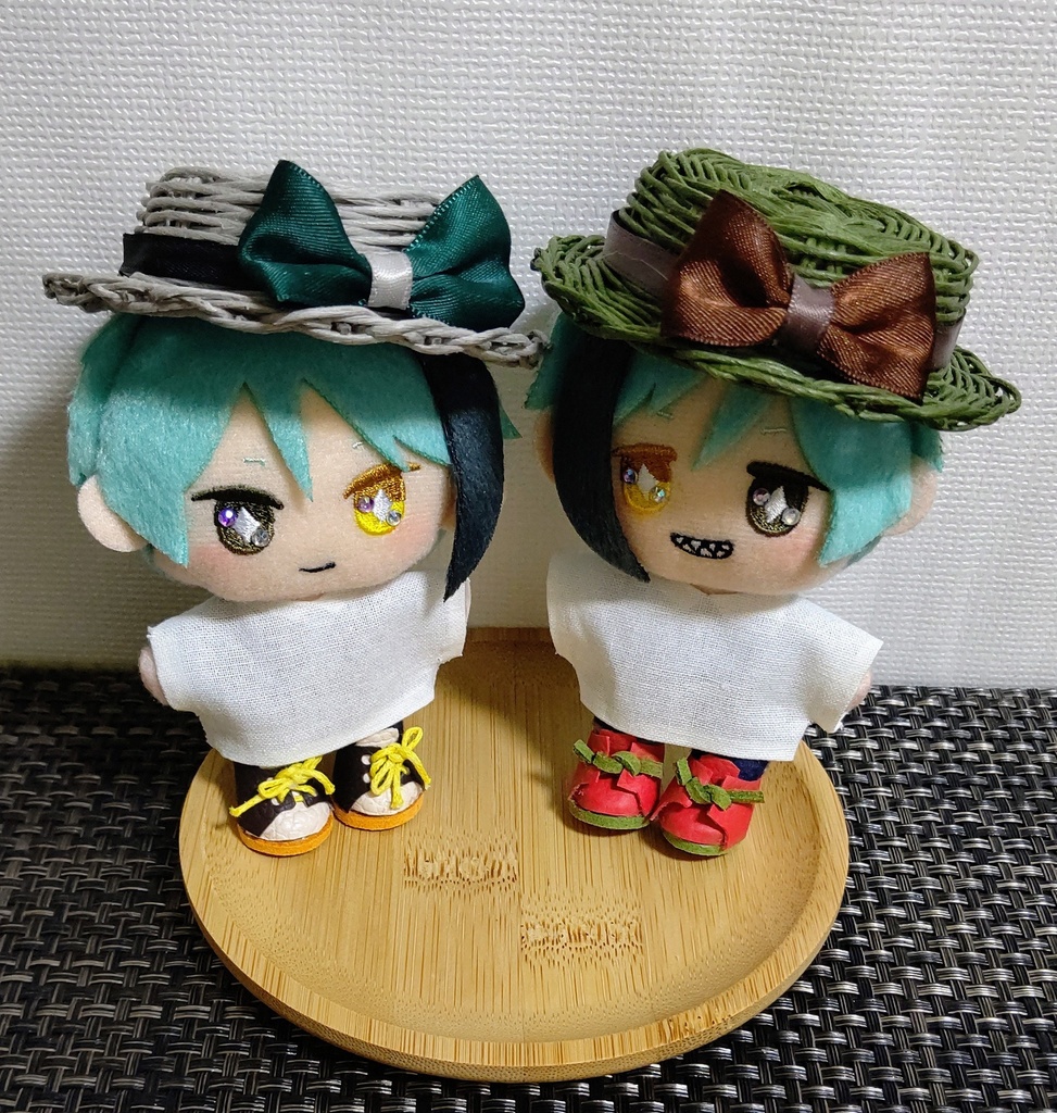 10cmぬい用カンカン帽〈リボン付き〉~カラフル~