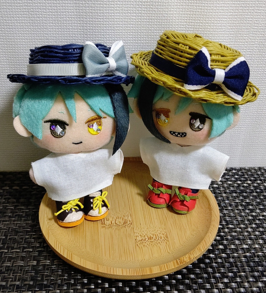 10cmぬい用カンカン帽〈リボン付き〉~カラフル~