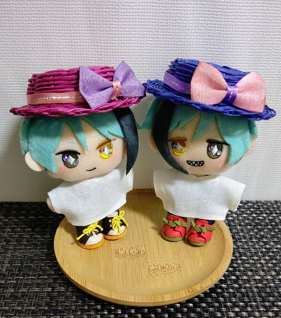 10cmぬい用カンカン帽〈リボン付き〉~カラフル~