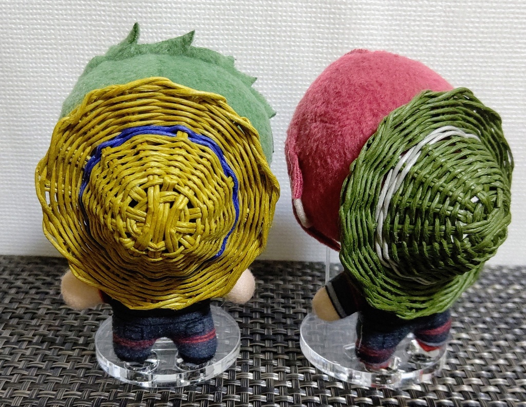 10cmぬい用麦わら帽子~カラフル~