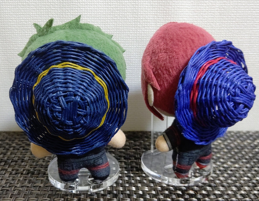 10cmぬい用麦わら帽子~カラフル~