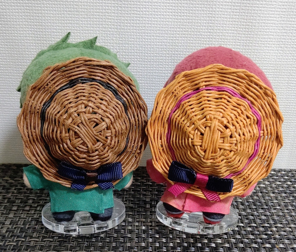 麦わら帽子~ナチュラル~リボン付き