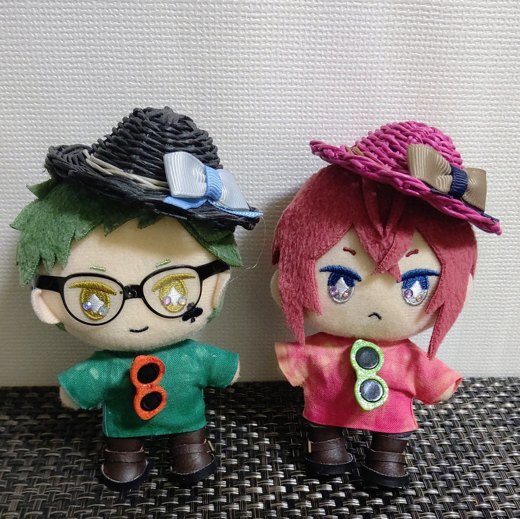 麦わら帽子~カラフル~リボン付き