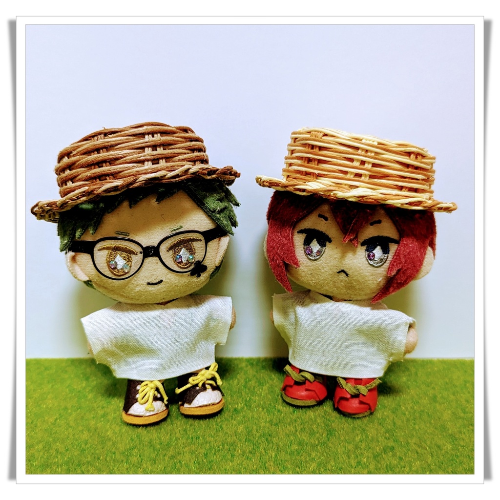 10~12cmぬい用カンカン帽~マーブル~