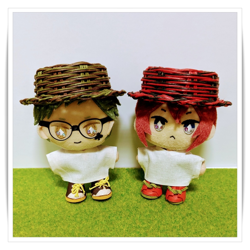 10~12cmぬい用カンカン帽~マーブル~