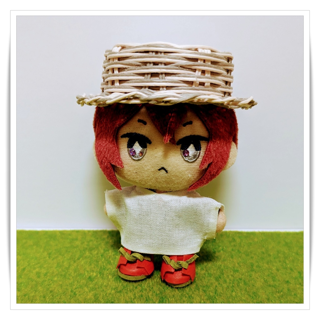 10~12cmぬい用カンカン帽~マーブル~