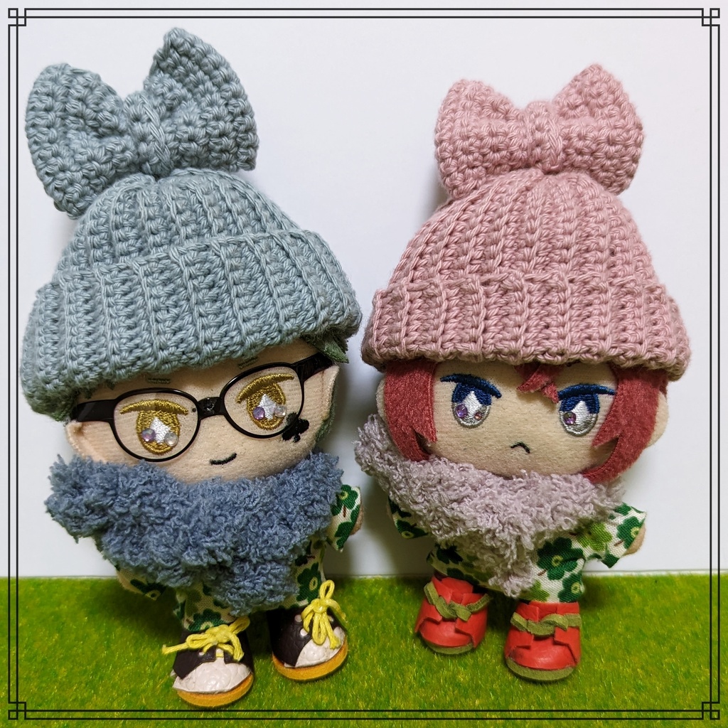 りぼんつきニット帽★10㎝~12㎝向け★12色