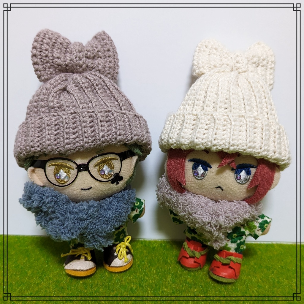 りぼんつきニット帽★10㎝~12㎝向け★12色