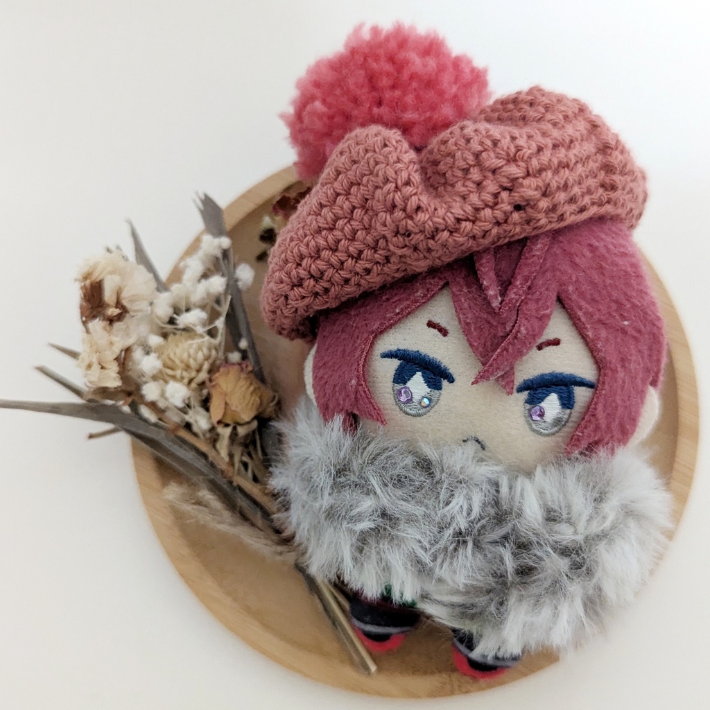 ふわくしゅポンポンベレー帽★10㎝~12㎝向け★12色