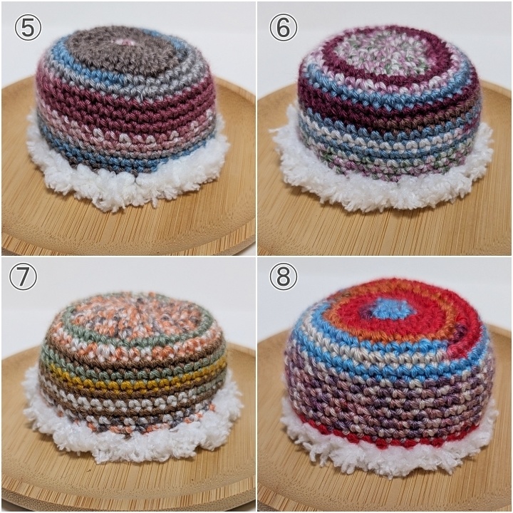 マーブルバケットハット帽★10㎝~12㎝向け★8種