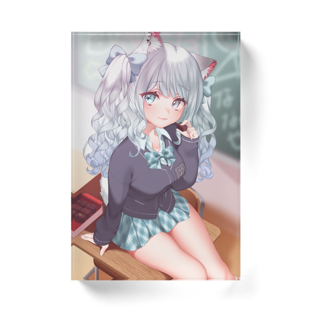 バレンタインイラストアクブロ