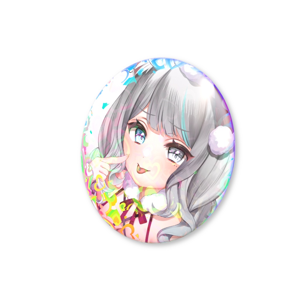 ホログラム仕様缶バッジ(クリスマス)