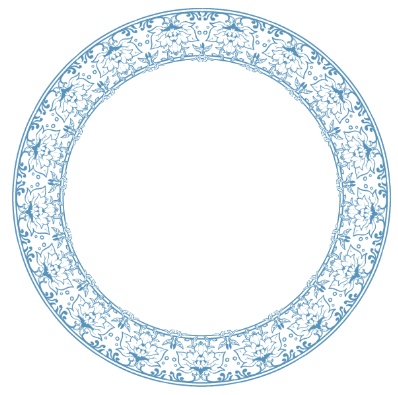【無料】ココフォリア素材 汎用キャラ/コマ置き場 円形飾り枠&専用背景