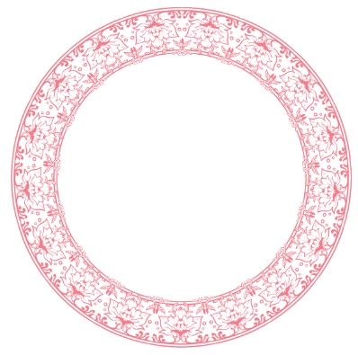 【無料】ココフォリア素材 汎用キャラ/コマ置き場 円形飾り枠&専用背景