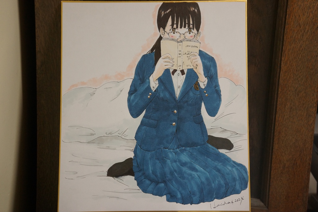 直筆色紙(272×242サイズ）雛菊藤田