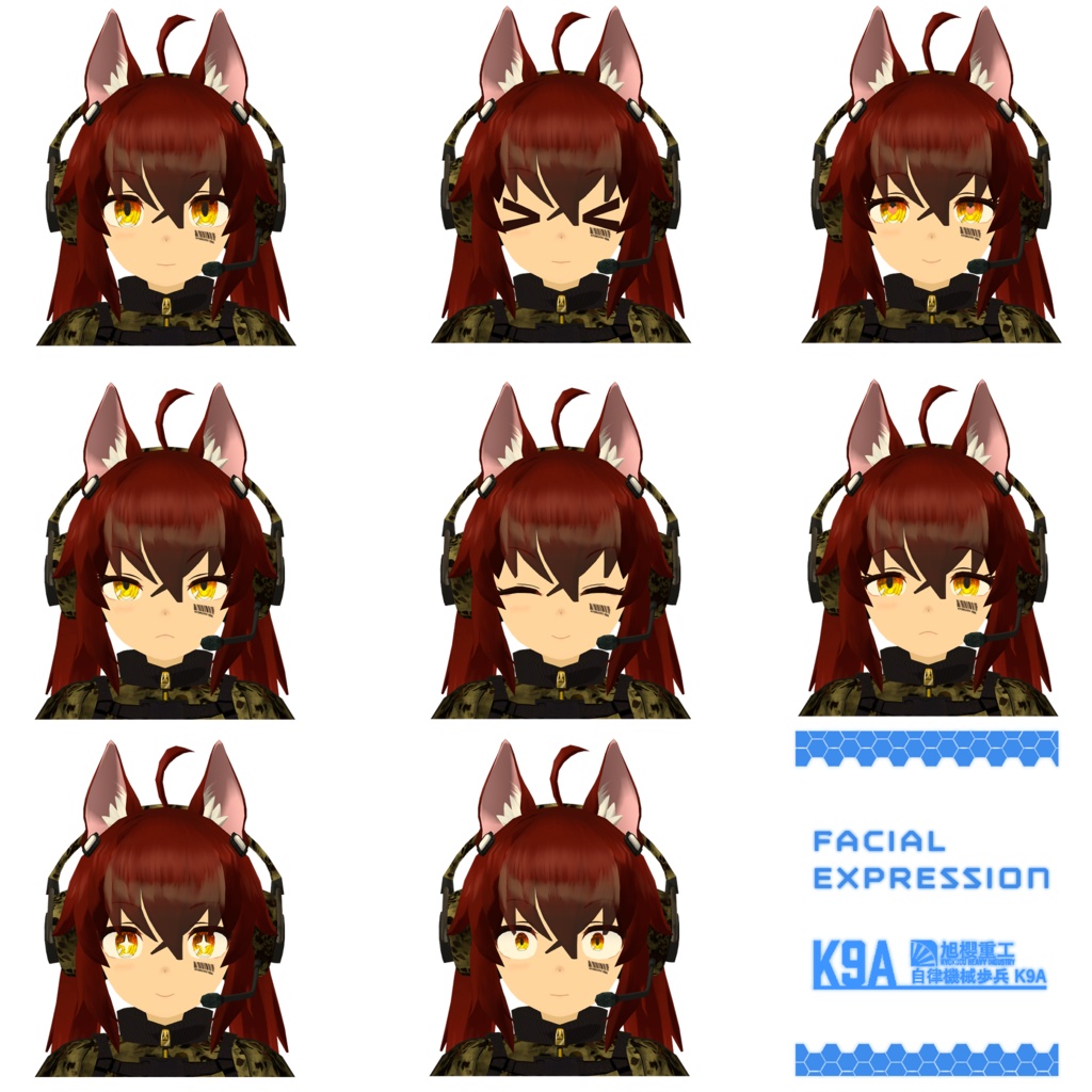 【オリジナル3Dモデル】K9A