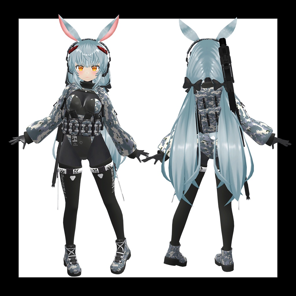 【オリジナル3Dモデル】TYPE-48 玉兎(Yu-tu)