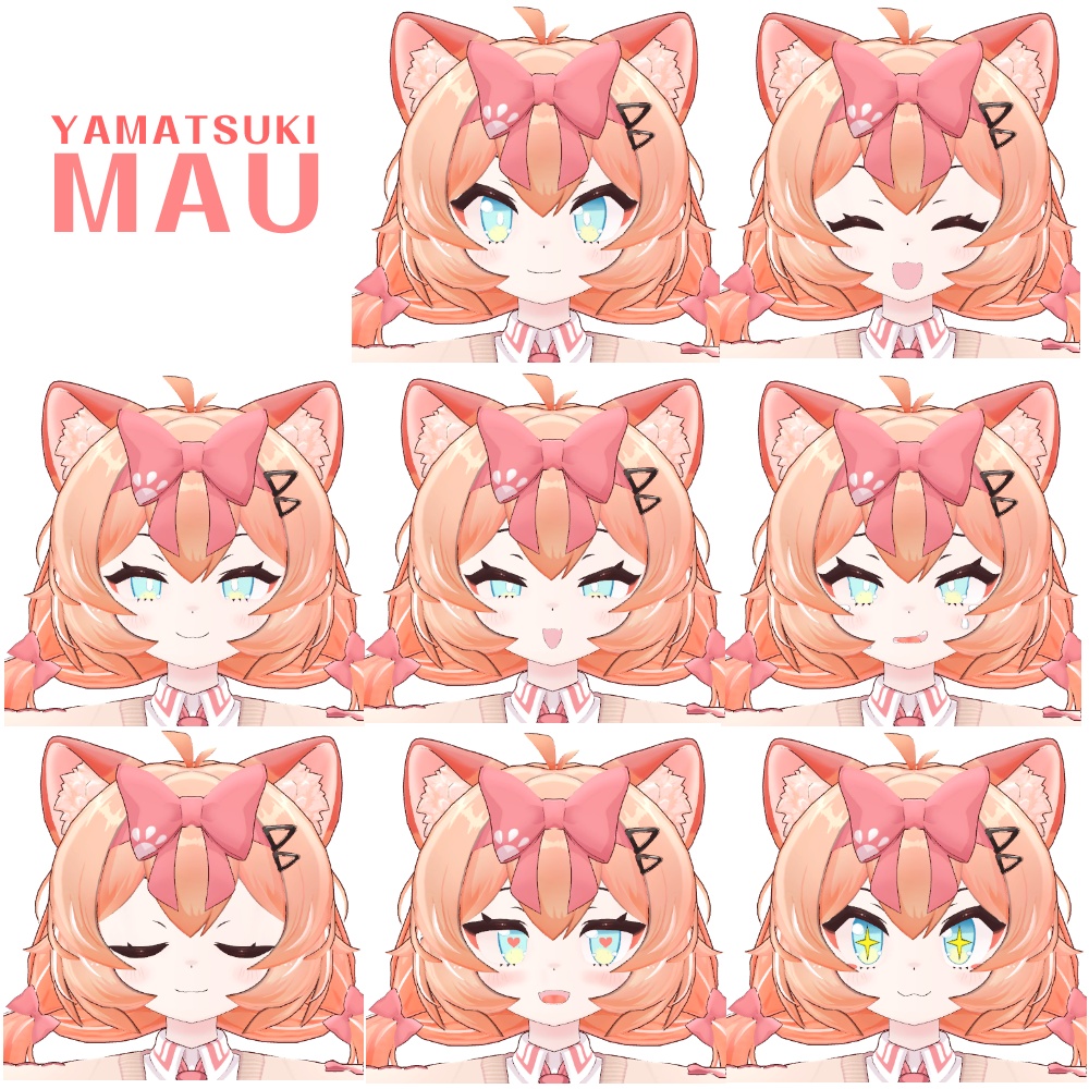 【発売記念セール中!】山月マウ-YAMATSUKI MAU-/オリジナル3Dモデル