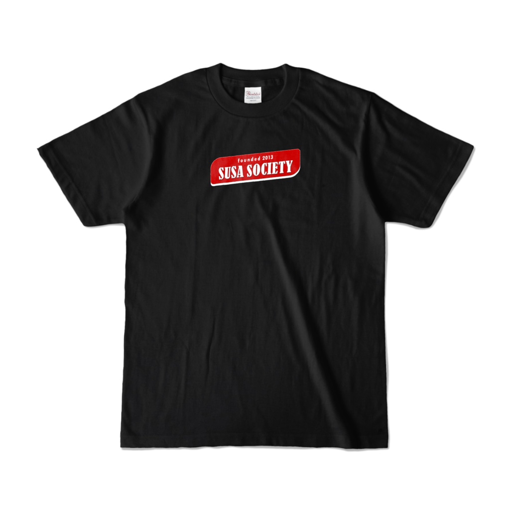 『SUSA SOCIETY』Tシャツ/黒