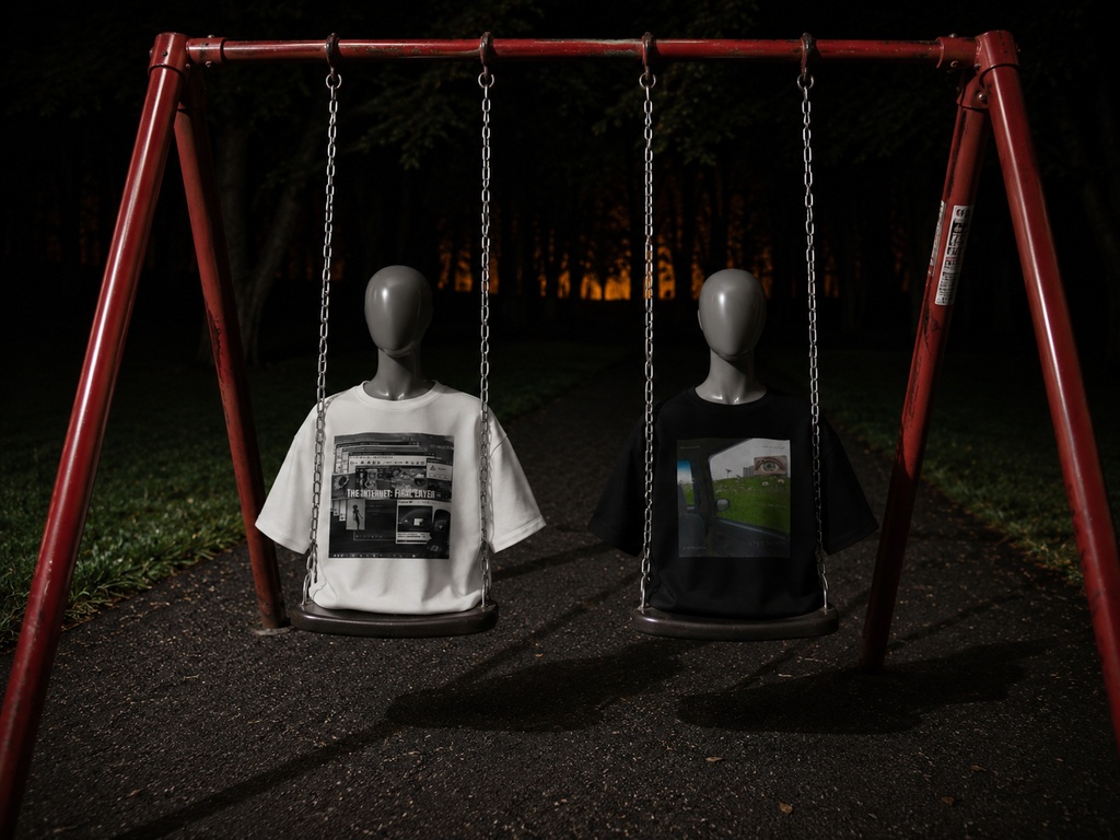 『もう一生淋しくないからね』グラフィックTee - BLACK