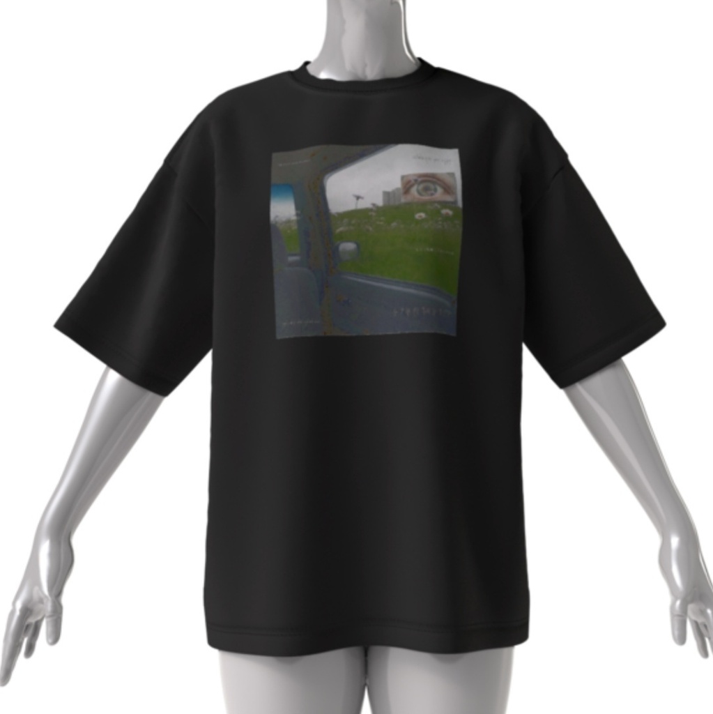 ​『もう一生淋しくないからね』グラフィックTee - BLACK