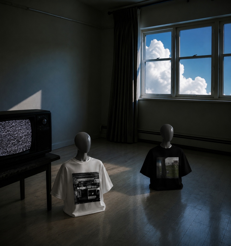 『インターネット最終階層ウェブ』グラフィックTee - WHITE