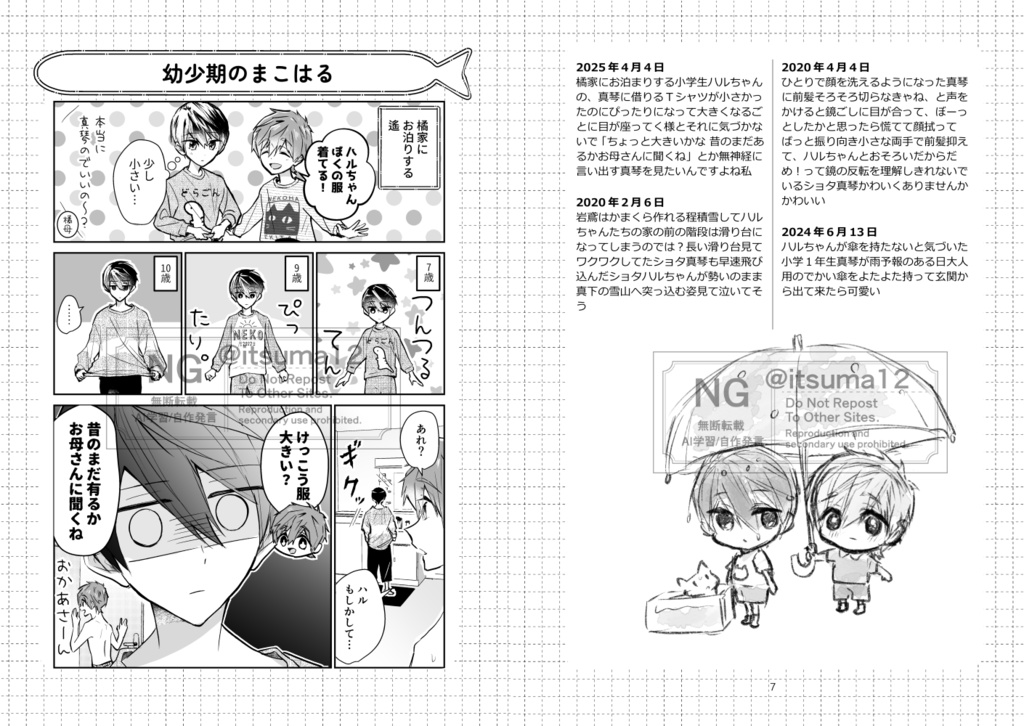 まこはる妄想ツイログ本