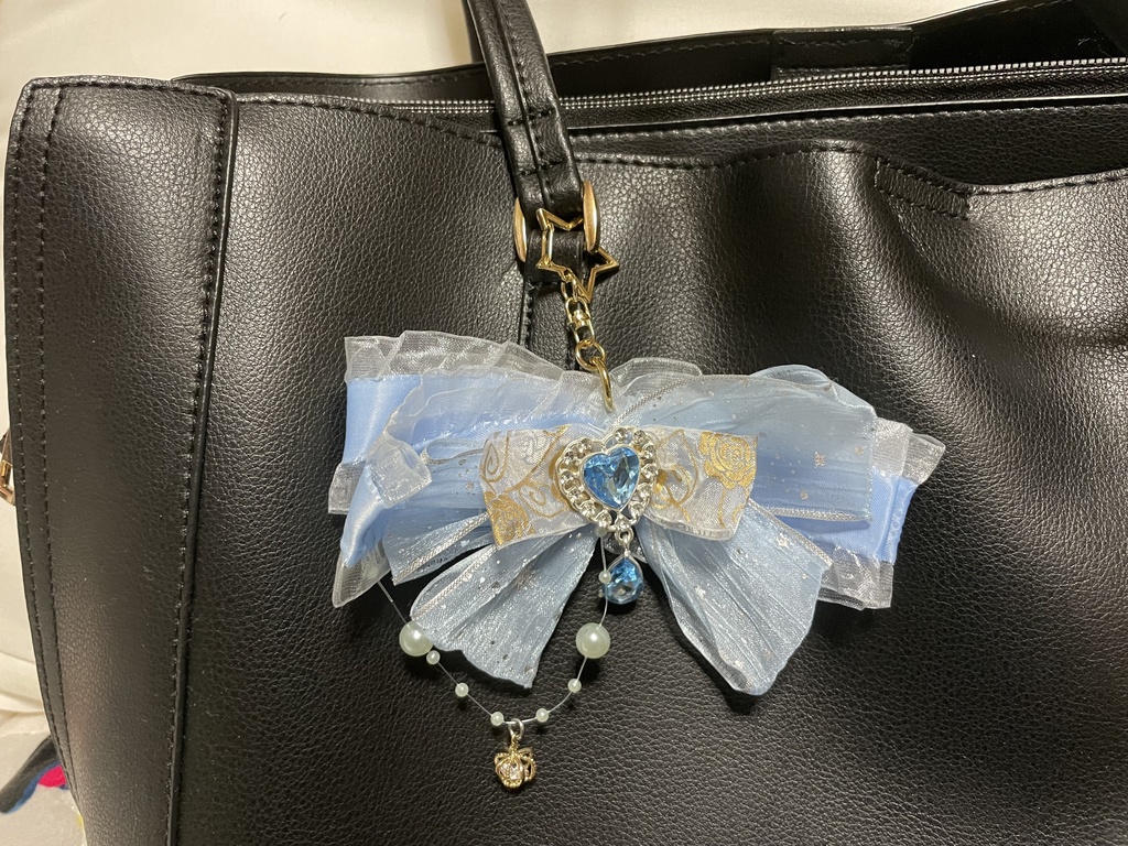 跡日モチーフバッグチャーム