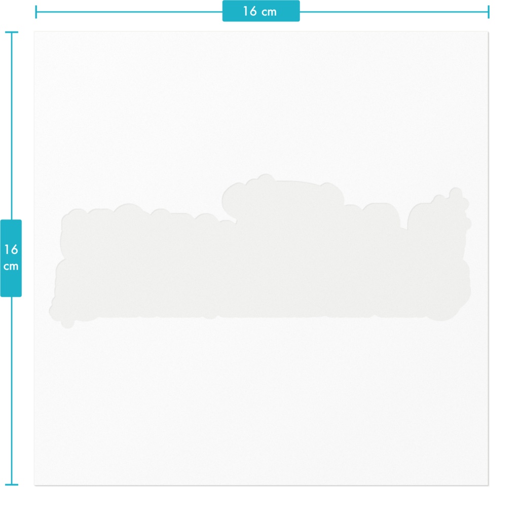 ぜったい天使くるみ ロゴ ステッカー 160 x 160 (mm) Vtuber