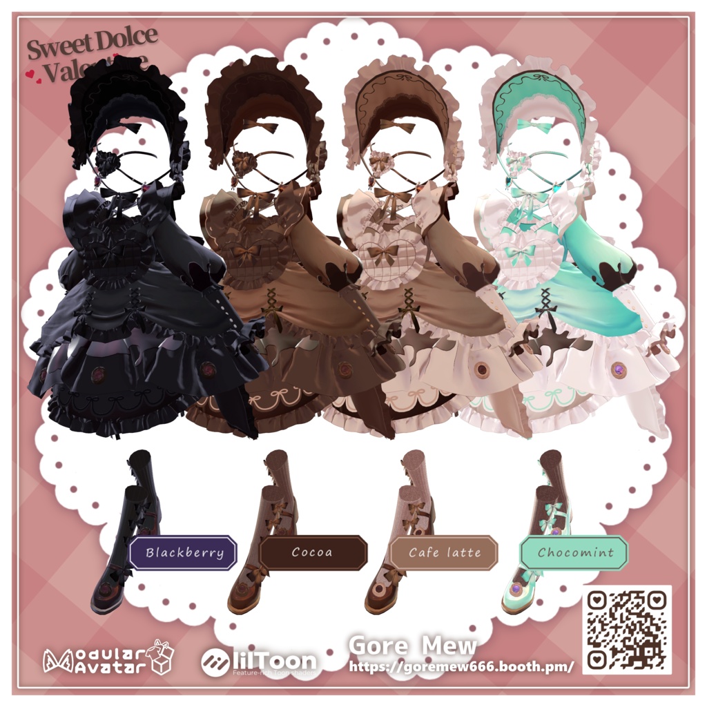 【9アバター対応】🍫Sweet Dolce Valentine🍓
