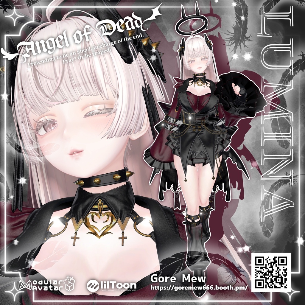 【8アバター対応】🖤『Angel of Dead』🪽